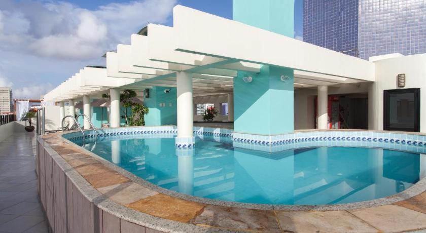 Flat Vista Mar No Meireles Na Beira Mar De Fortaleza 905 Extérieur photo