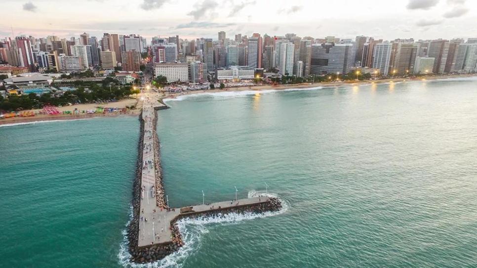 Flat Vista Mar No Meireles Na Beira Mar De Fortaleza 905 Extérieur photo
